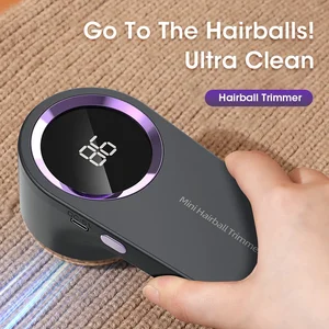 New Electric Hairball Trimmer LED Digital Display Fabric Lint Remover USB Charging Portable Professional Lint Remover Household