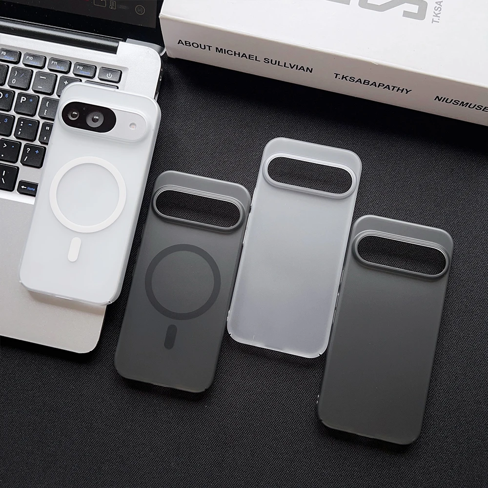 Ultra-Slim Matte Magnetic Frosted Transparent Phone Case