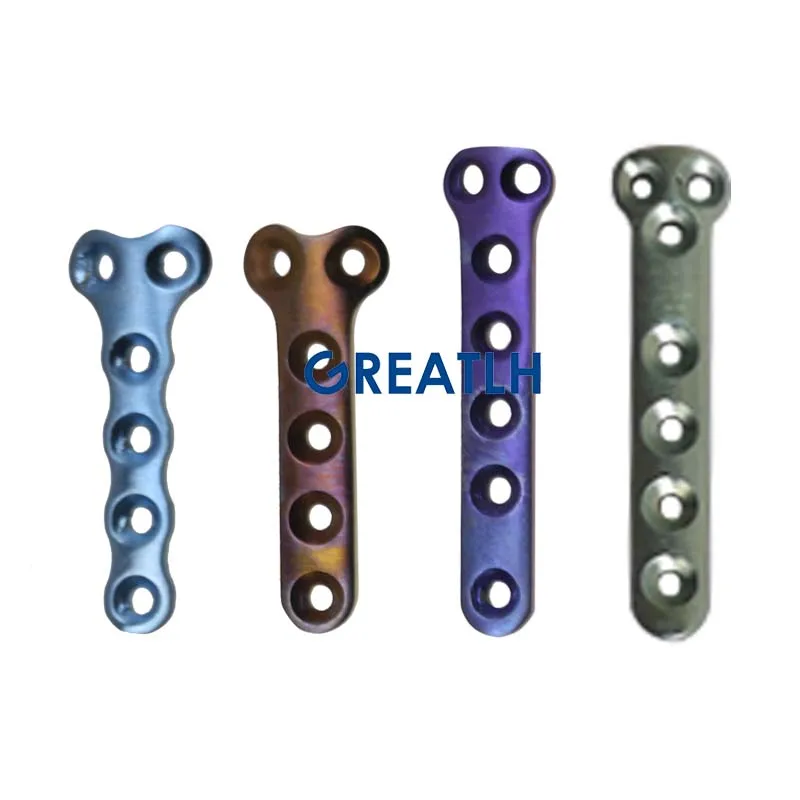 Orthopedic Surgical Titanium Plates T Type Bone Plate for Distal Radius Fracture Veterinary Orthopedic Instruments 1pc, veterinary surgical instruments,orthopedic instruments