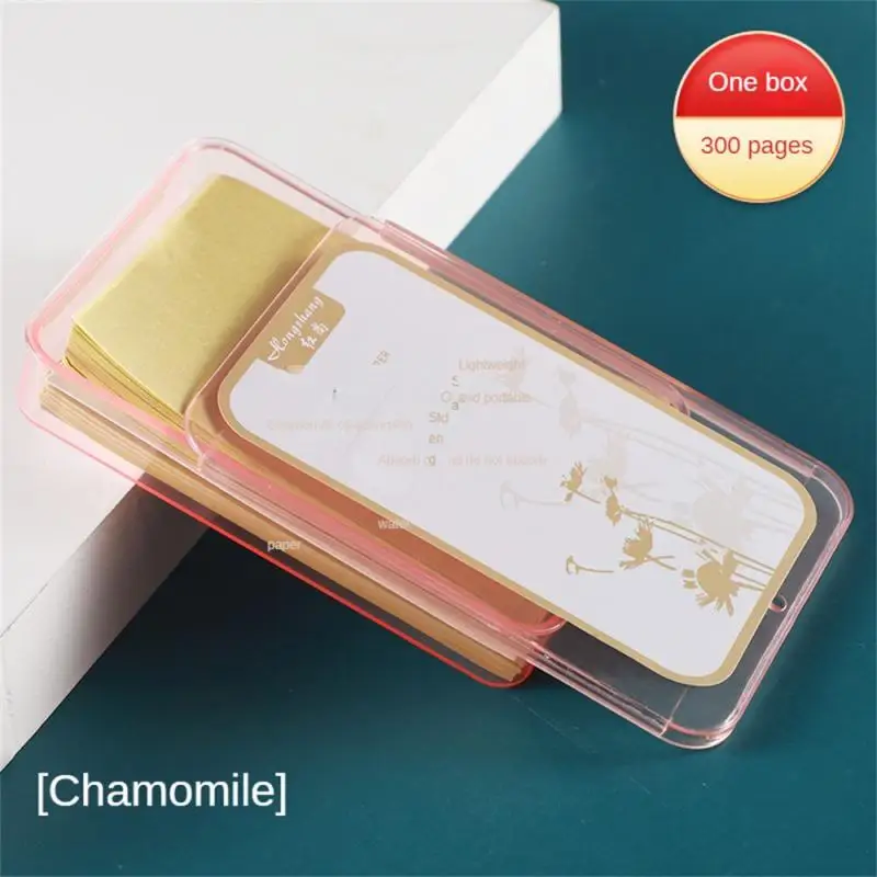 Facial Oil Absorbing Paper Refreshing Double Sided Thin But Not Broken Paper Slide Box Type Oil Control Absorbing