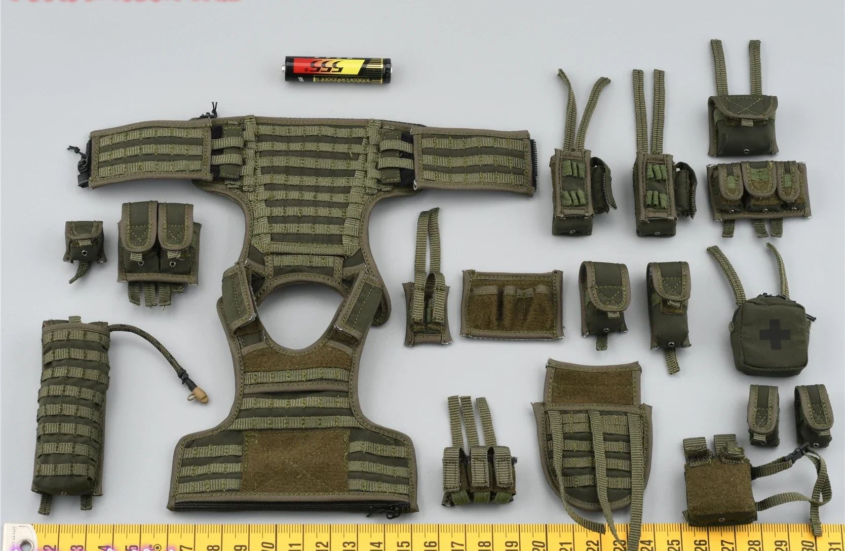 Easy & Simple 1/6 Scale Es 26057 Us Cag Delta Chest Fanging Vest & Bag Model Per Figura Da 12''