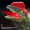 Remote Control Dinosaur Toys RC Electric Walking Jurassic Dinosaur Simulation Velociraptor Toy With LED Light Roaring for Kids 6