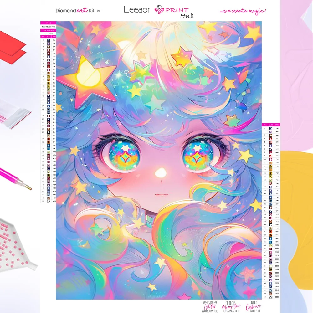 

Алмазная живопись, картины с мультяшной девушкой, полная Алмазная мозаика 5d, вышивка крестиком своими руками, искусство, подарок, новинка 2024