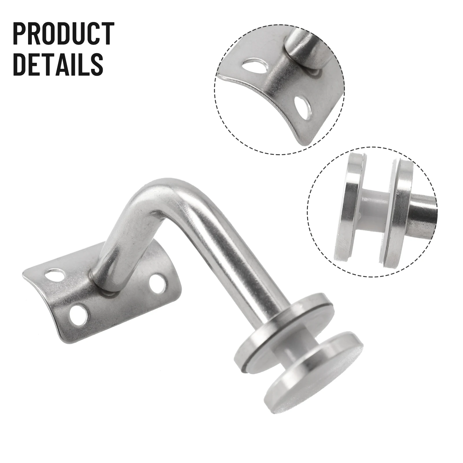 

Brackets Stair Handrail 1PCS 60 Mm X 60 Mm Balustrade Bracket Stainless Steel Stair Handrail Strong Wall Support