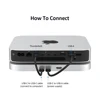 USB C Hub with Hard Drive Enclosure Type C Docking Station Supports NVME/SATA M.2 SSD Case 4K  10Gbps Data  M1 M2 for Mac Mini 6