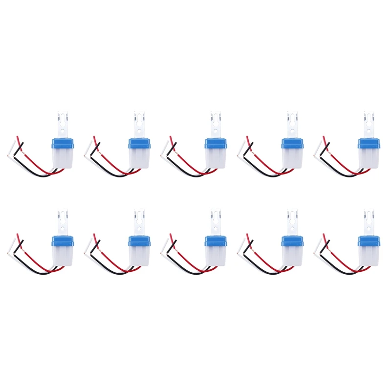 

10X сенсорный переключатель AC DC 12V уличные фонари с автоматическим управлением яркой яркостью дневного и ночного обнаружения