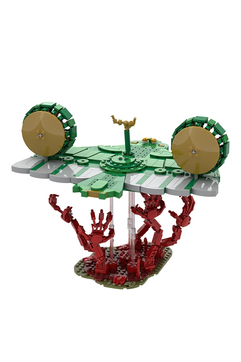 MOC Zeronai Geräte Modell Bausteine Spiel Zeronai Windwing Fliegende Fahrt DIY Design Ziegel Spielzeug Erwachsene Geschenk Für Fans – Detail 4