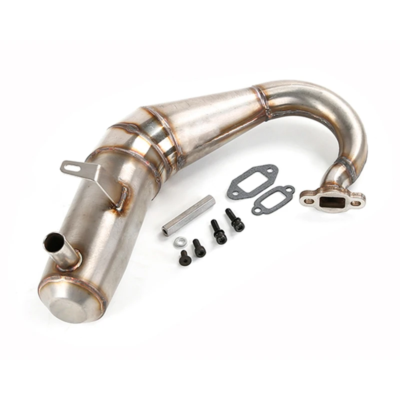 

Exhaust Pipe Metal Exhaust Pipe Low Sound Kit For 1/5 Losi 5Ive T ROFUN ROVAN LT Kingmotorx2 Rc Car Toy Parts
