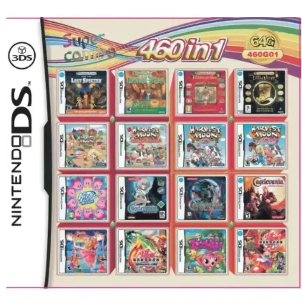 3DS NDS Game Card Combined Card 510 In 1 NDS Combined Card