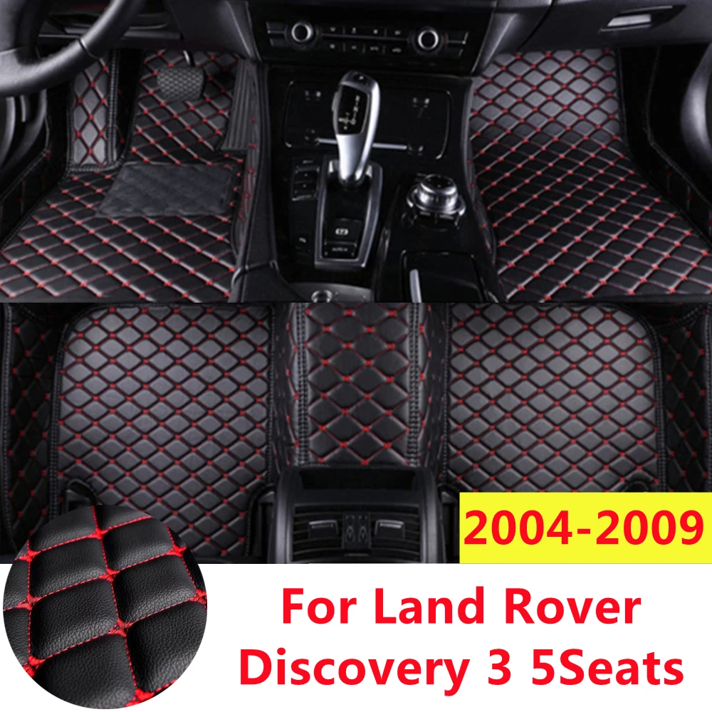 

SJ Full Set Custom Car Floor Mats Front & Rear Floor Fit For Land Rover Discovery 3 5SEATS 2009-08-2004 Liner Styling Auto Parts