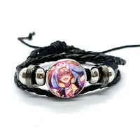 Project SEKAI Anime Wonderlands×Showtime Tenma Tsukasa Leather Bracelets Glass Multilayer Braided Bracelets Bangles Jewelry Gift 2