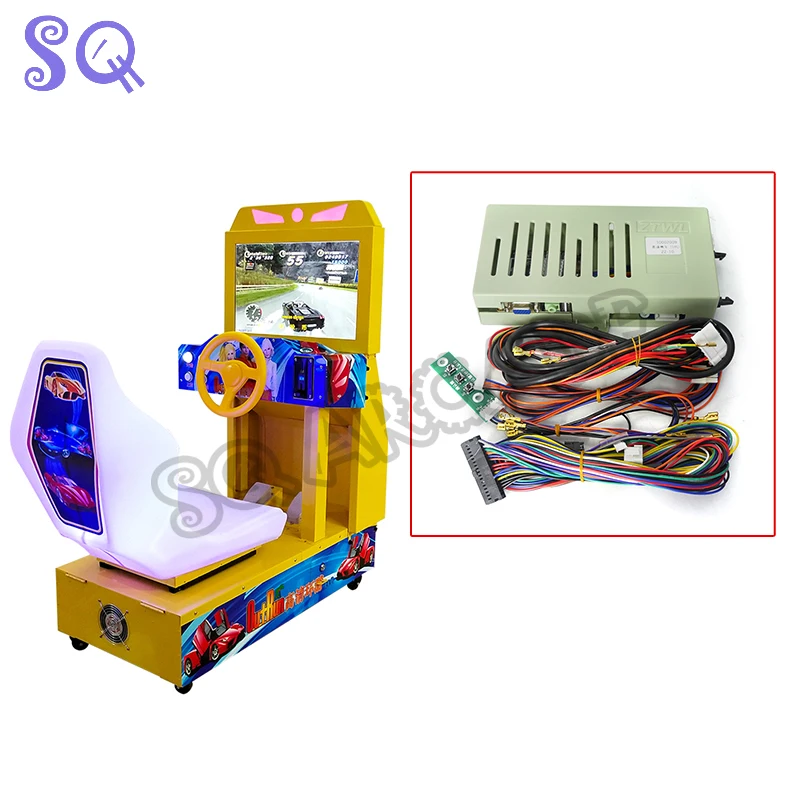 ff91-racing-game-driving-simulator-machine-diy-kit-arcade-cabinet-children-part-with-racing-board-enclosure-wiring-harnes