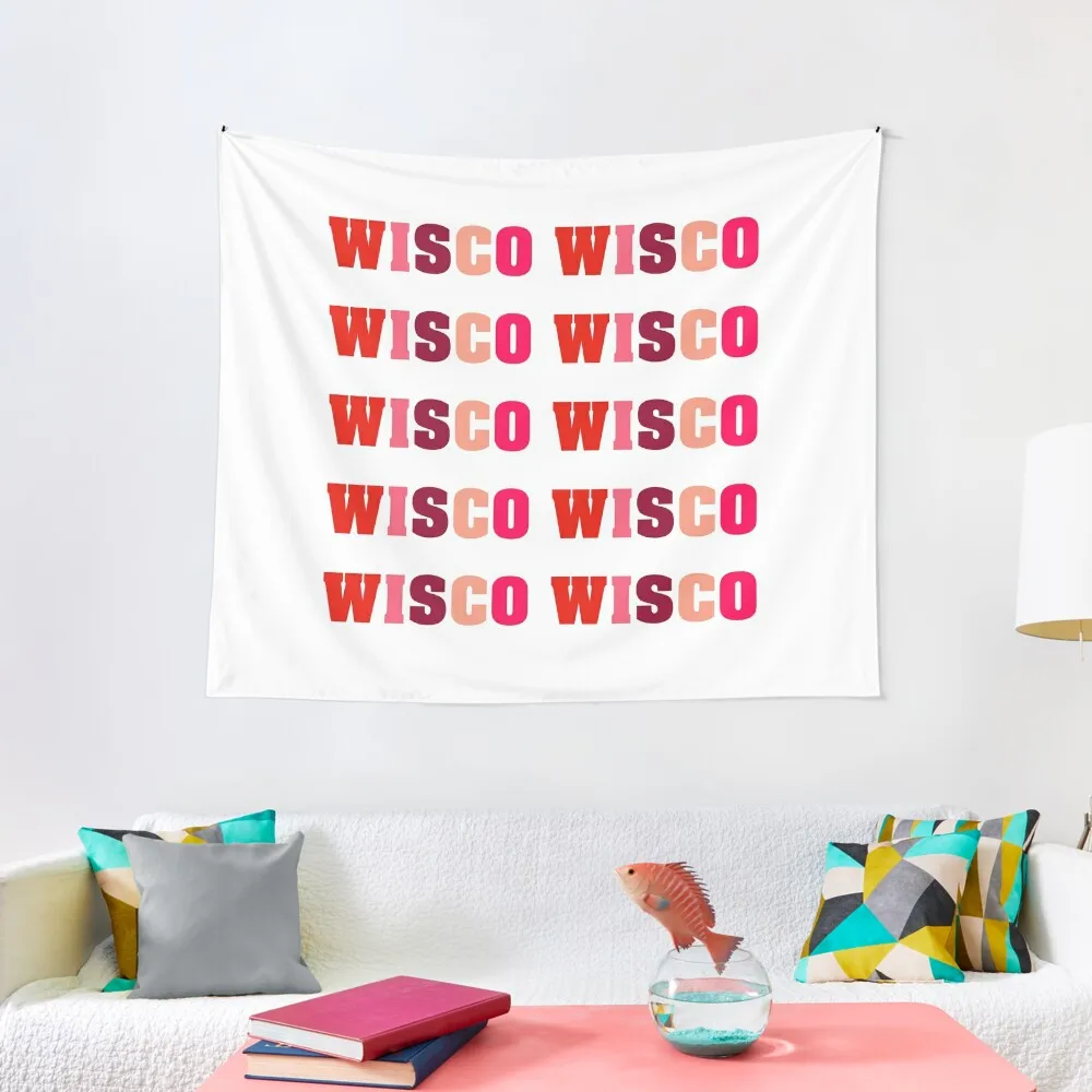 

Wisco Wisco Wisco! Tapestry Mushroom Wall Hangings Decoration Aesthetic Room Decor Korean Aesthetic Decoration Tapestry