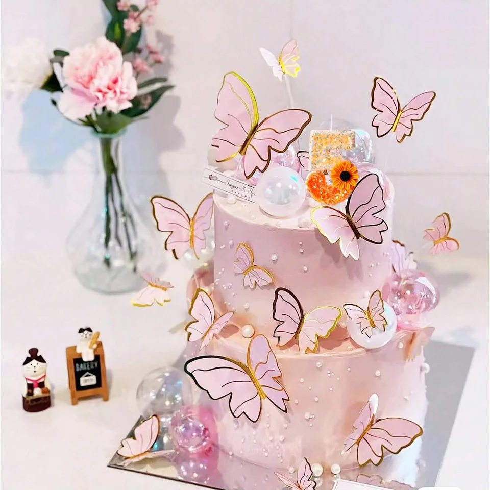 Candela Di Compleanno A Forma Di Margherita Rosa | Numero 2 Con Fiore Per Torta | Decorazione BOHO Per Baby Shower E Festa