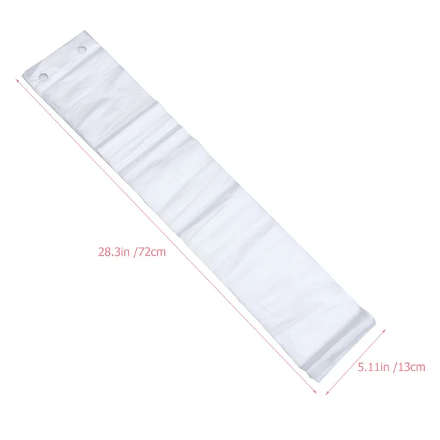 100 Dcs Esernyő Borítófilm Műanyag Fólia Vízálló Tárolózsák Szervező Eldobható Védő Tiszta Esernyők - Image 2