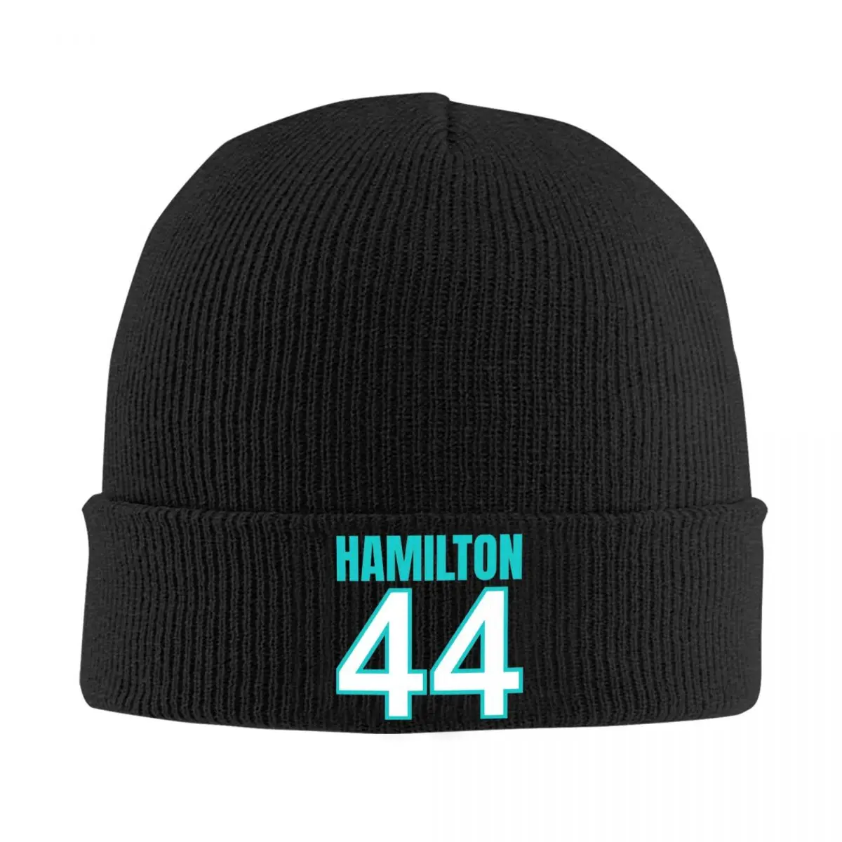 

Lewis Hamilton 44 Knitted Caps Women's Men's Skullies Beanies Winter Hats Grand Prix Warm Cap