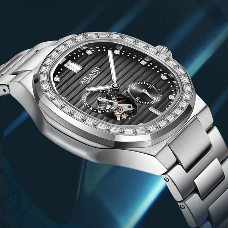 AILANG Sport es for Men Luminous 3ATM Waterproof Automatic Mechanical Genuine Stainless Steel Wrist_voghion.com