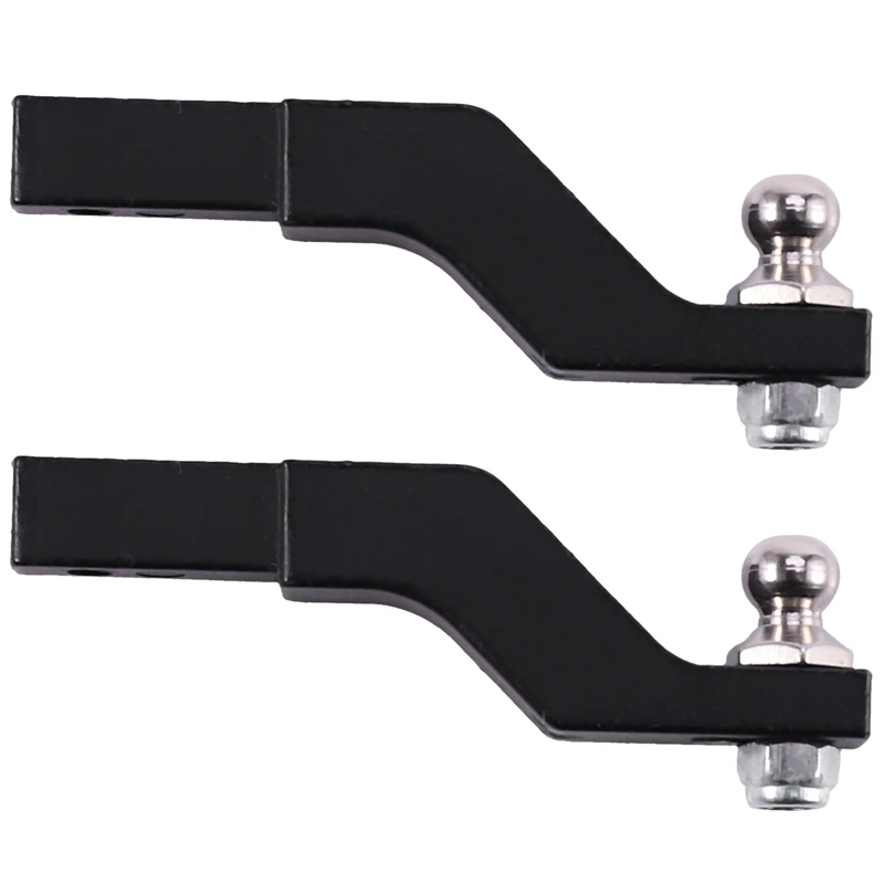 2X Rc Car Metal Trailer Hook Drop Hitch Ricevitore Per 1/10 Rc Crawler Trx4 Trx-4 Parti Di Aggiornamento Del Gancio Del Paraurti Posteriore