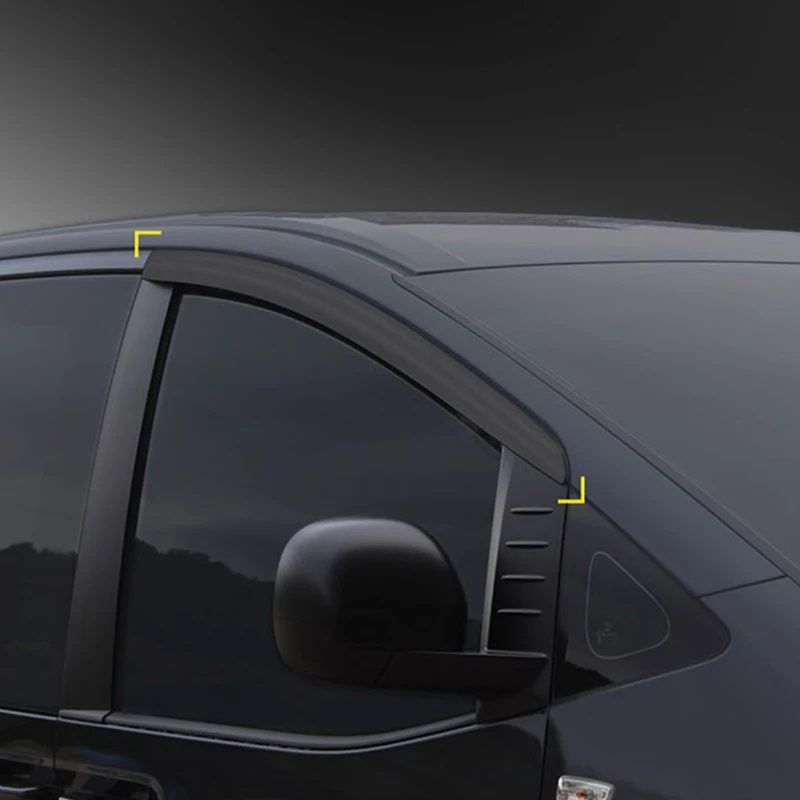 For Hyundai Staria Black rain eyebrow frame for the front window windshield of the car