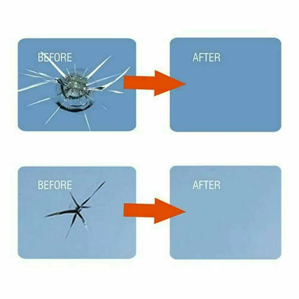 Car Glass Scratch Repair Fluid Agent Set Windscreen Window Glass Nano  Scratch Crack CrackResin Repair Agent Tools