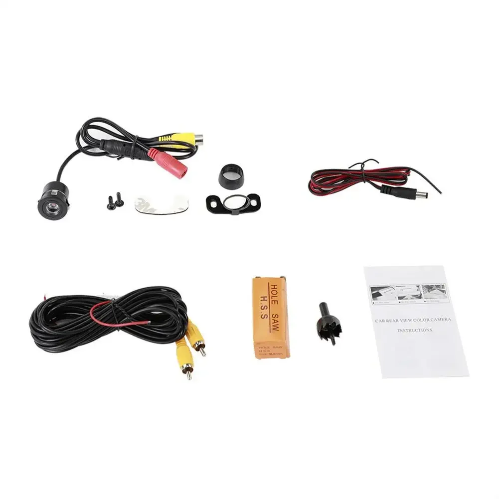 Car Rear Reverse Camera Rearview 170degree Car Infrared Auto Night Vision Waterproof Parking Reversing HD Image Sensor Rear View — view 3