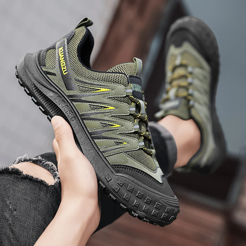 

2023 Summer Men's Shoes Fashion Casual Shoes Breathable and Comfortable Sports Outdoor Hiking Wear-resistant Men's Shoes