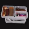 Kitchen Drawer Organizer Expandable Silverware Organizer/Utensil Holder And Cutlery Tray Spoon Cutlery Storage Zippe Bags 1