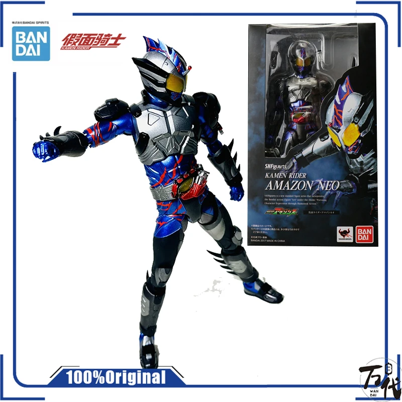 

Bandai Genuine S.H.F KAMEN RIDERA Amazon Neo Action Toys for Boys Girls Gift Collectible Model Ornaments