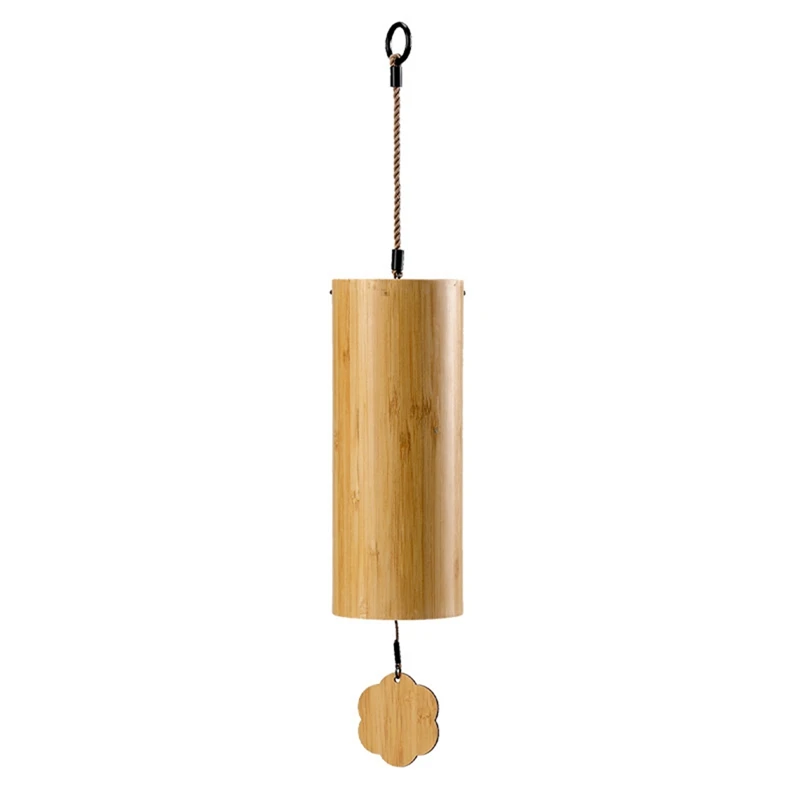 

New-Bamboo 8-Tone Chord Wind Chimes Natural Bamboo Wind Chimes Outdoor Garden Pavilion Decorations