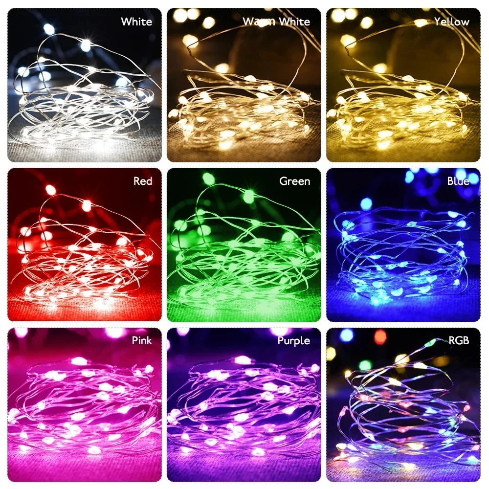 2M 3M 5M 10M Colourful String Light Party Holiday Celebration Memorial Day Stage Venue Indoor Decoration LED Romantic Light