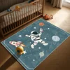 Children Bedroom Play Mat Large Carpet for Living Room Astronaut Pattern Baby Crawling Mat Non-slip Room Decor Rugs Customizable 3
