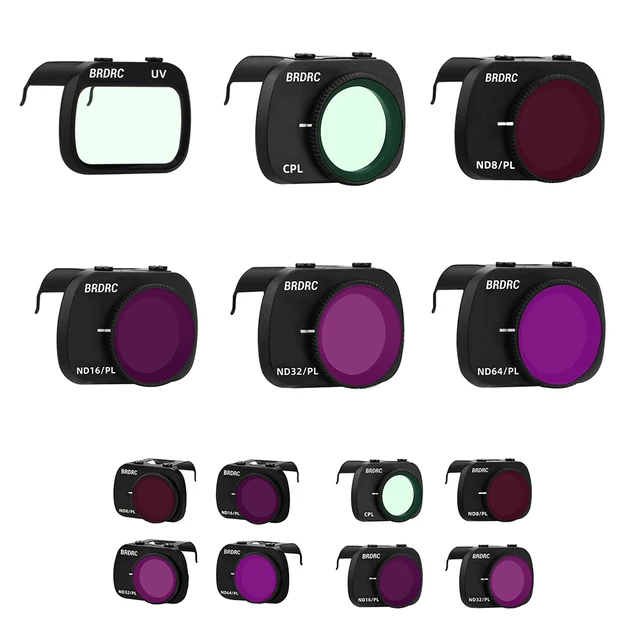 New DJI Mini 2 Camera Lens Filter for DJI Mavic MINI 1/2/SE Drone Filter Set  UV/CPL/4ND PL/8 ND PL/16ND PL/32 ND PL Accessories - AliExpress