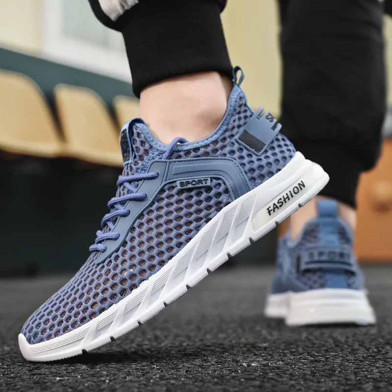 2022 Summer Men's Loafers Walking Mesh Breathable Summer Comfortable Casual Shoes Sneakers Zapatillas Hombre Men Running shoes