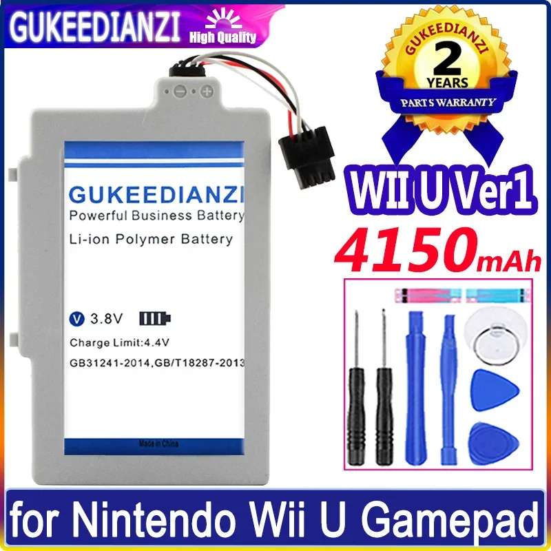 

New Bateria 4150mAh Batterie ARR-002 Battery For Nintendo Wii U Gamepad Controller Joystick High Capacity Battery