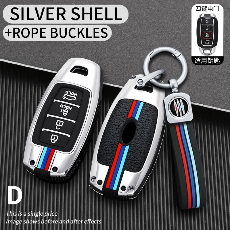 Nuova custodia per chiave auto per Hyundai Veloster N Encino 2020 Venue Sel 2020 Santa Fe Kona Ev Holder custodia protettiva portachiavi 20 Nuova custodia per chiave auto per Hyundai Veloster N Encino 2020 Venue Sel 2020 Santa Fe Kona Ev Holder custodia protettiva portachiavi - Sb316c4c9965b408889321fc019fb2474v