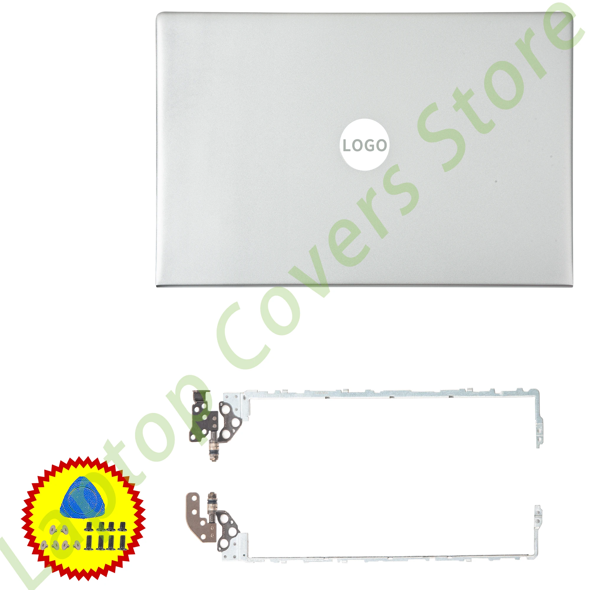 HP Probook 650 G4 G5 655 G4/G5 용 PC 케이스, 논터치 LCD 후면 커버 뚜껑, 후면 상단 전면 베젤 경첩, 노트북 실버 교체, 신제품