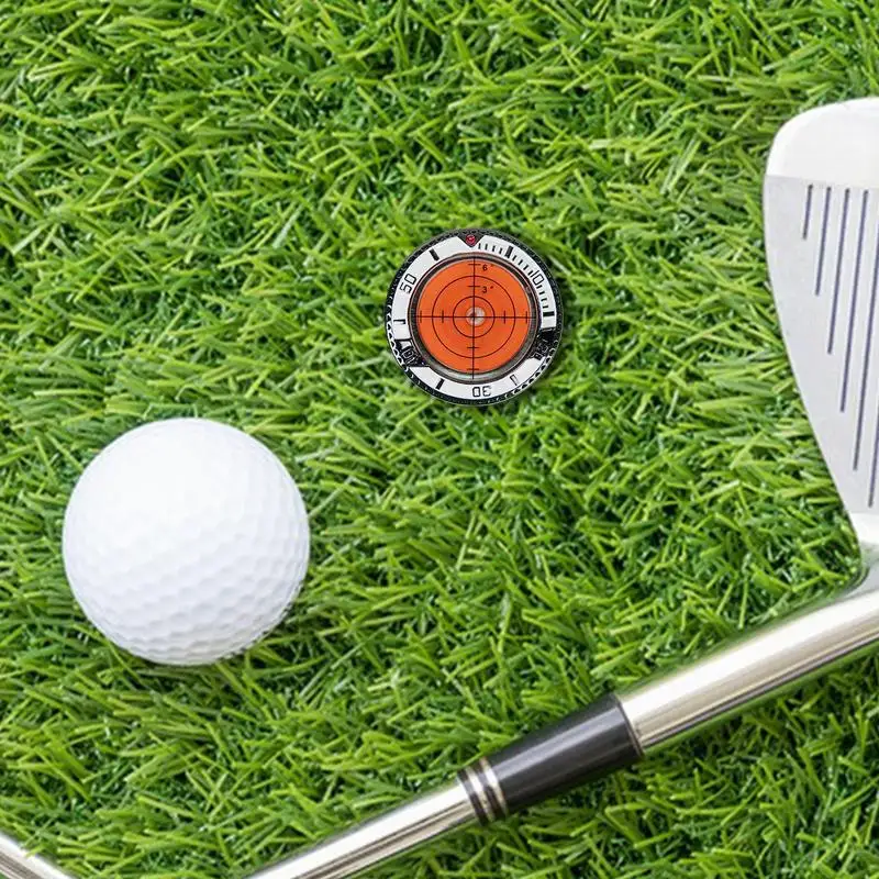 Golf Green Reader Golf Ball Marker With Level Sure Putt Pro Green Reading Aid Poker Chip Style Bubble Level Accessories