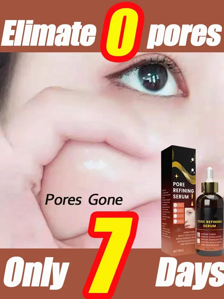 Pore Shrinking Essence Contraction Minimizer Pores Oil Control Eliminate Dilated Pore Remover Face Skin Care Serum facial serum facial essence