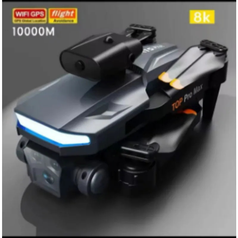 10000m P18 Drone Gps 8k Hd Triple Camera Optical Flow Positioning Obstacle Avoidance Photography Foldable Quadcopter Toy 1