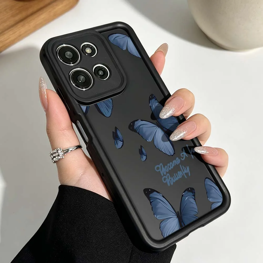 Retro Butterfly Pattern Phone Case Cover - Stylish Protective Design