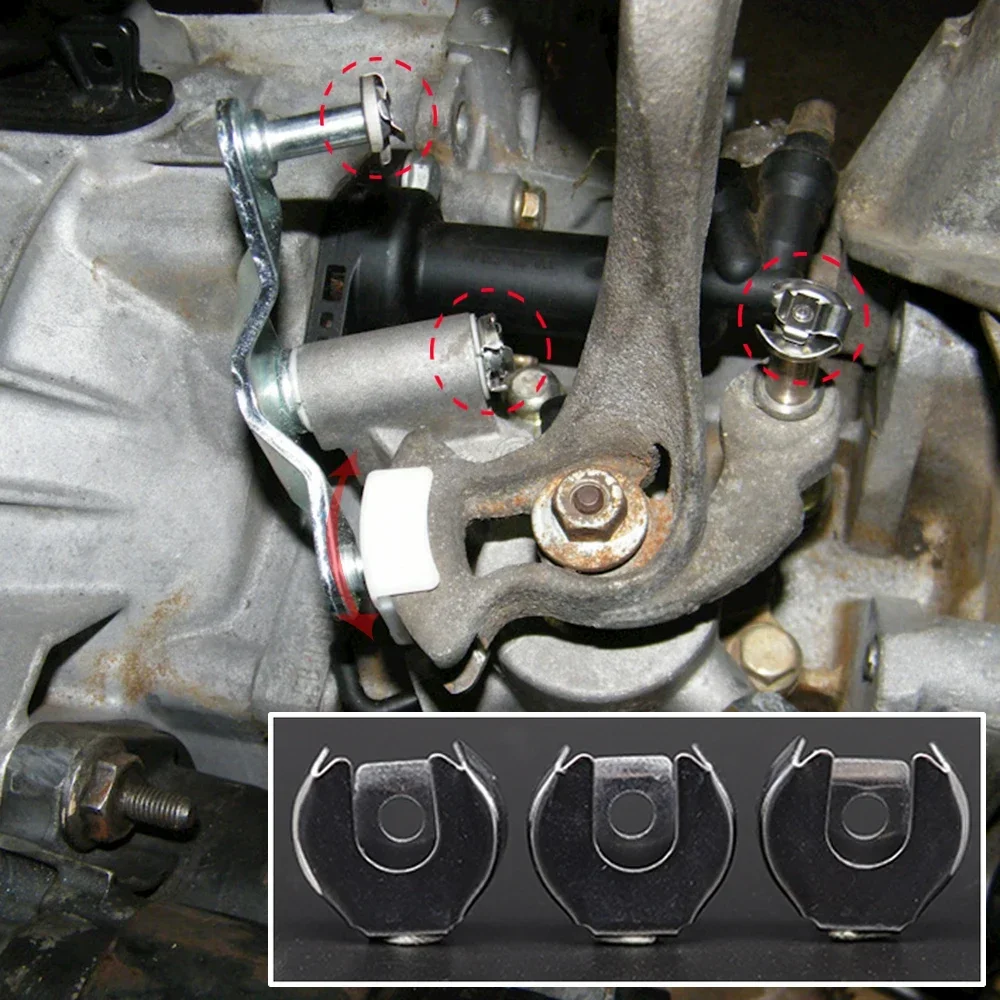 Shift Lever Slide Shoe Relay Bearing Bushing Gear Selector Wiring Shifter Washer for SEAT Ibiza 2002-2009 Leon 1M Alhambra 7V