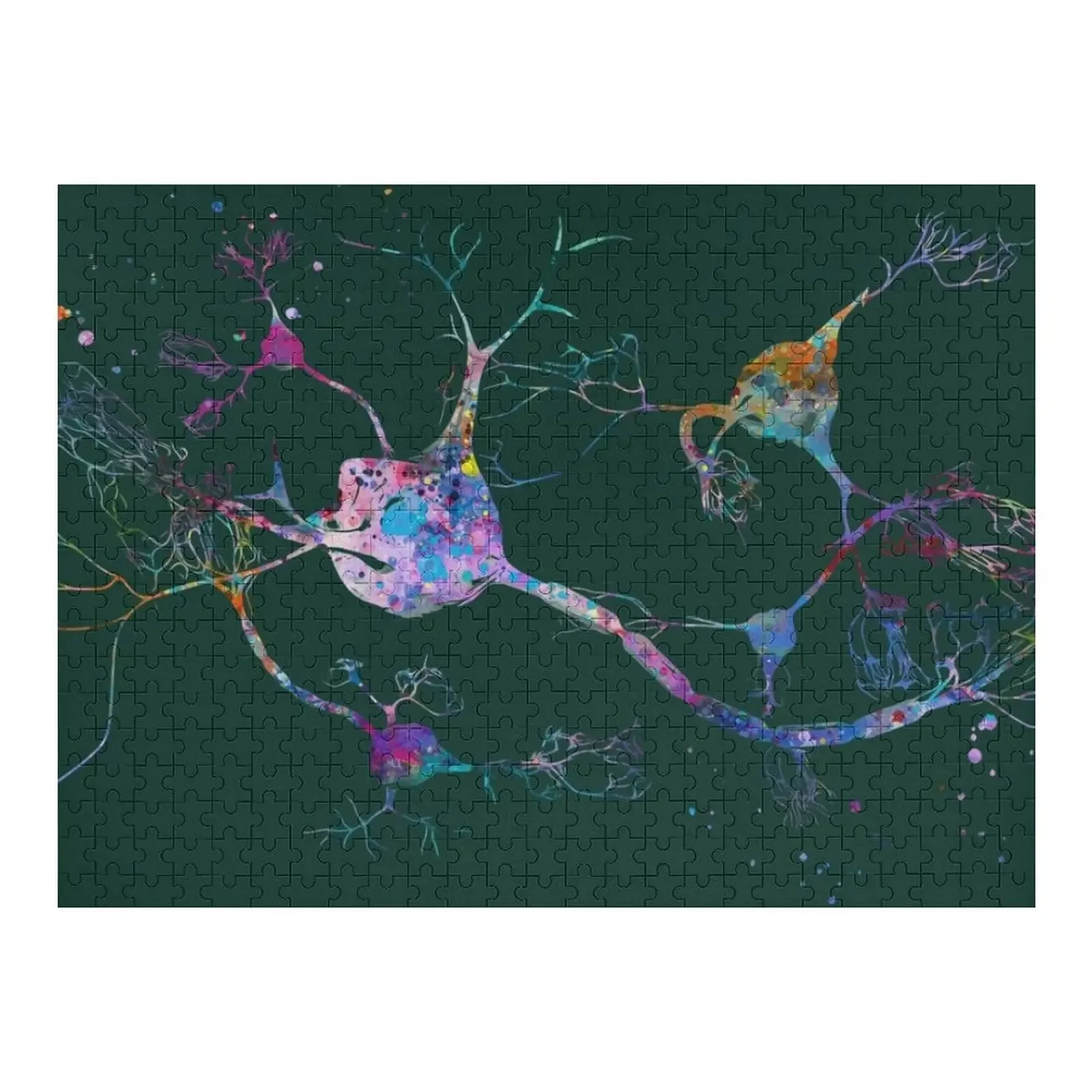 

Neurotransmitters Neuron Synapse Jigsaw Puzzle Custom Jigsaw Personalize Personalized Photo Gift Puzzle