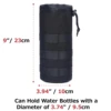 Outdoor Hiking Travel Water Bottle Bag Cup Bag Tactical Waist Pack Camping Hiking Cycling Miscellaneous Packing Pop Bottle Bag 4