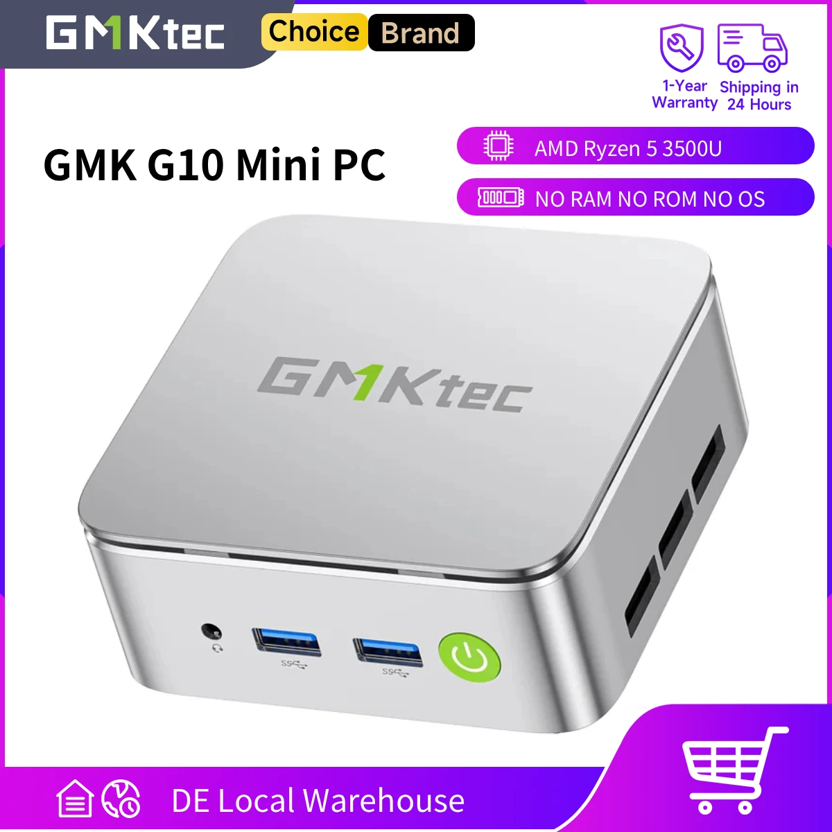 GMKtec G10 Mini PC z EU za $140.84 / ~547zł