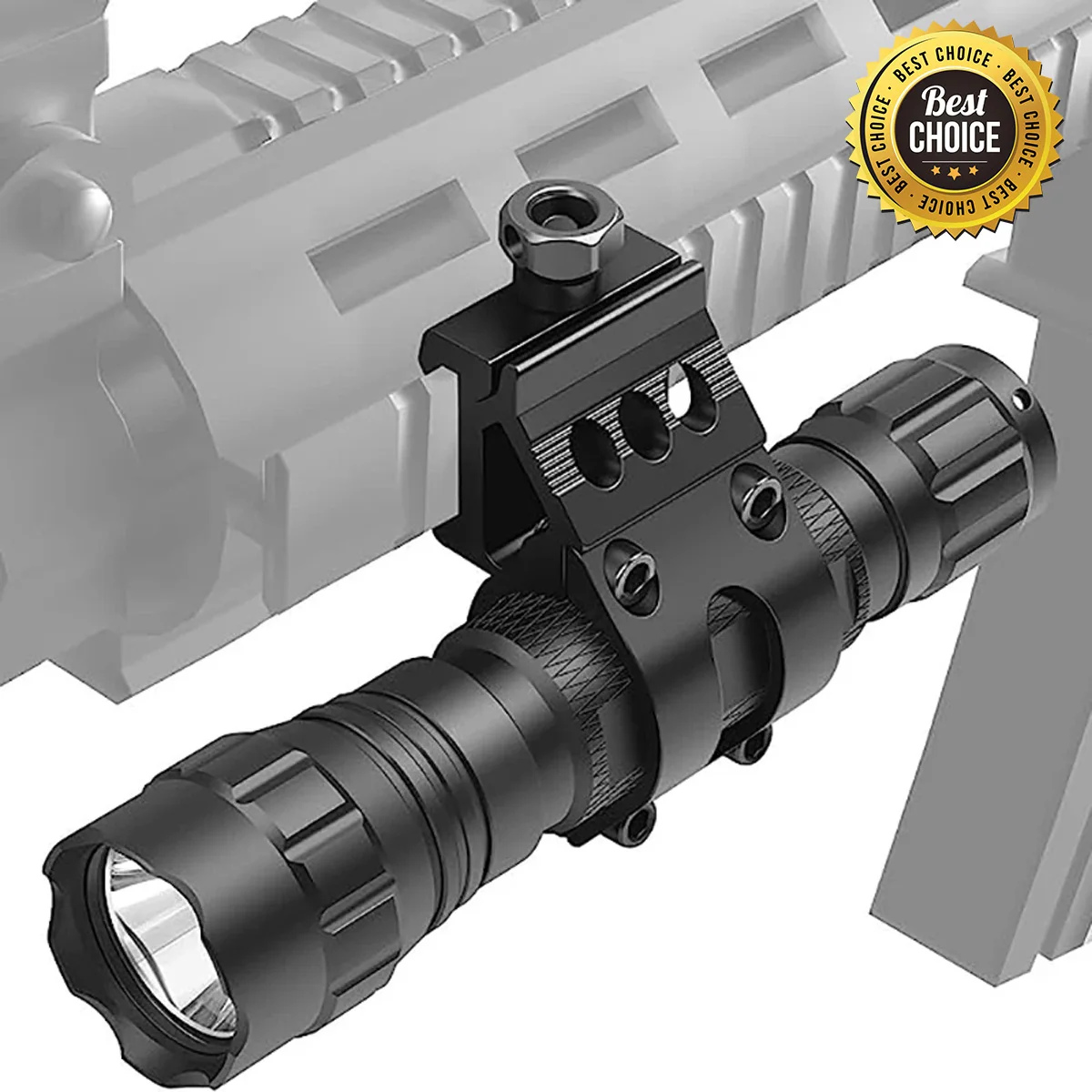 Flashlight Scope Mount 25.4mm Quick Release Offset 20mm Picatinny Rail 45 Degree Sight Hunting Gun Airsoft Accessories