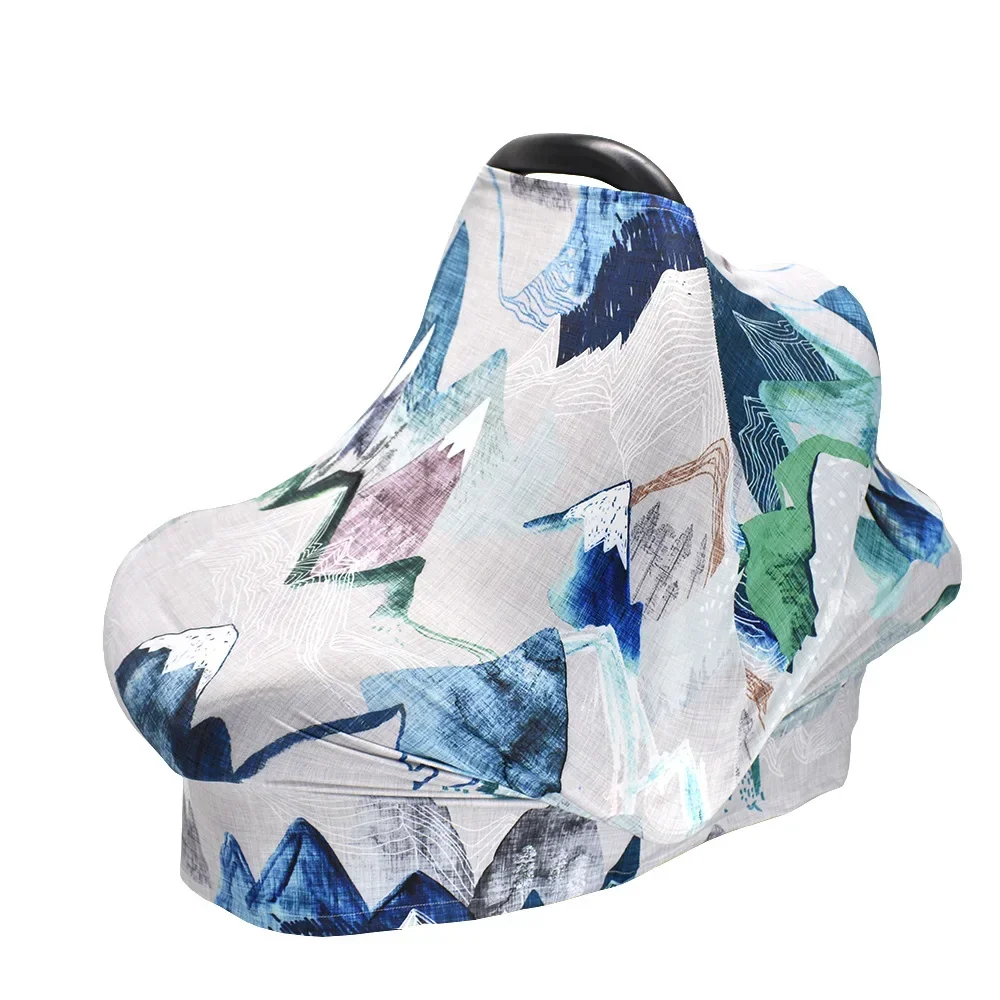 Baby shopping cart cover Breast feeding carseat canopy multi use stretchy Breastfeeding infant Grocery Trolley car seat cover
