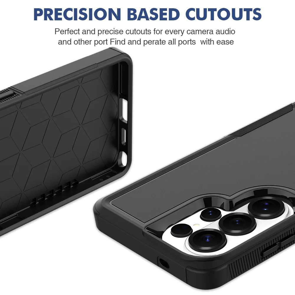 Verstärkte Militär-Rüstungs-Matt-Hülle für Samsung Galaxy S26 Ultra S25 Edge S25 S24 S23 S22 Plus S21 S20FE Robuste Stoßfeste Abdeckung – Detail 6