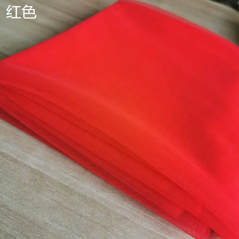 5/10/15/20yard Encrypted Mesh Clothing Fabric Wedding Soft Yarn Celebration Scene Arrangement Wedding Dress Fabric Avocado Green