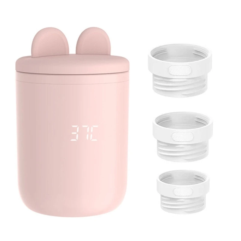 Convenient Wireless Bottle Warmer Fast & Efficient Milk Heating for Traveling Y55B