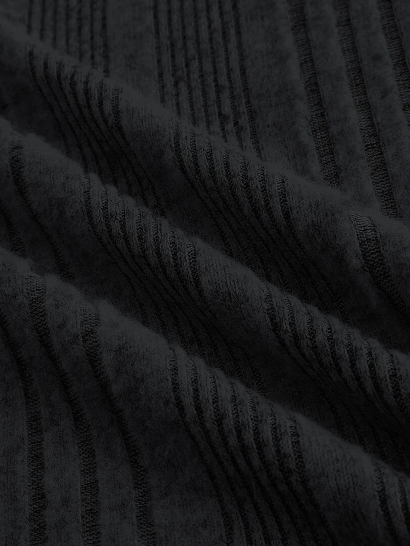 Herren Rollkragenpullover Einfarbig Gestreift Langarm Lässiger Schnitt T-Shirt für Herbst und Winter – Detail 19